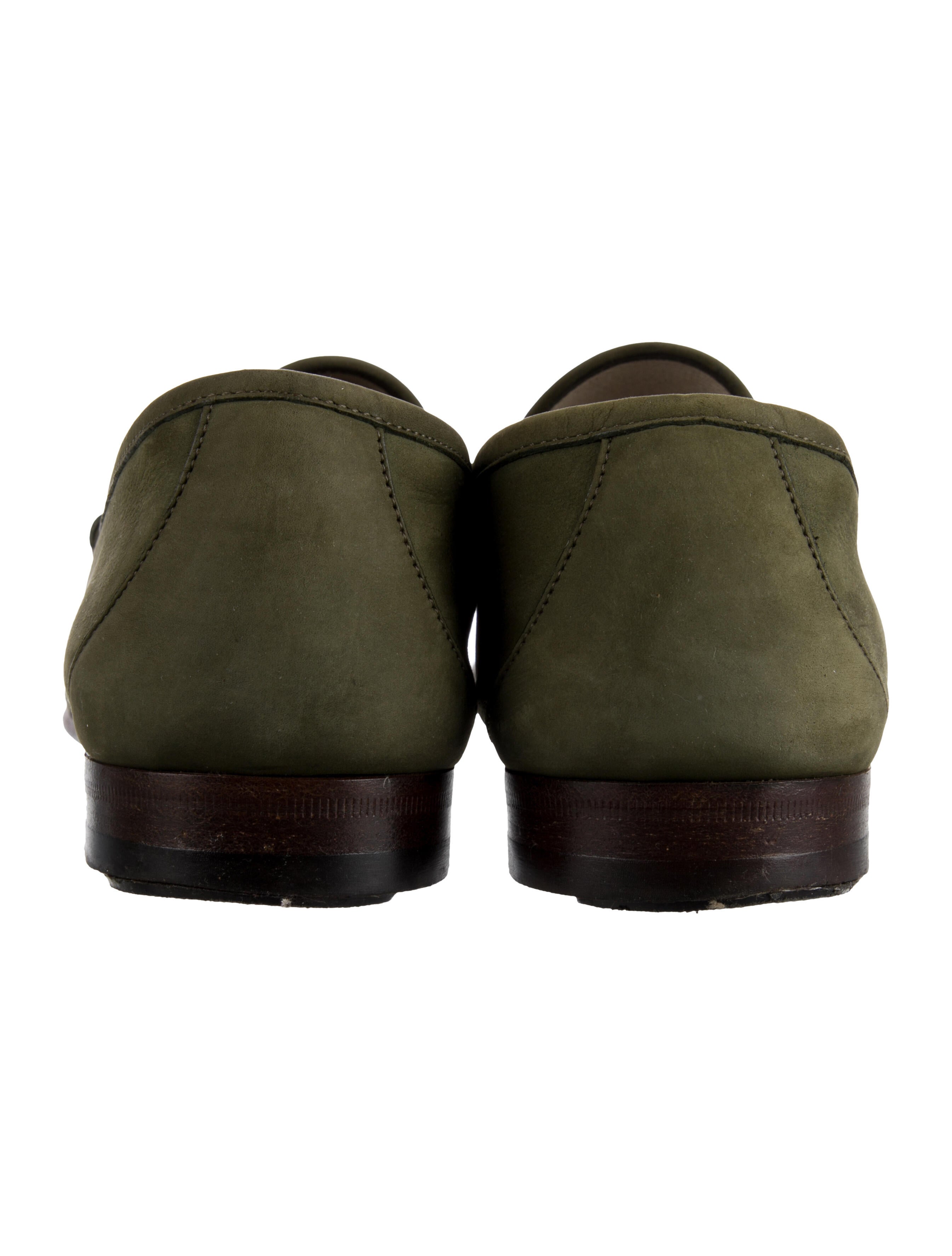 Gucci Horsebit Accent Leather Dress Loafers